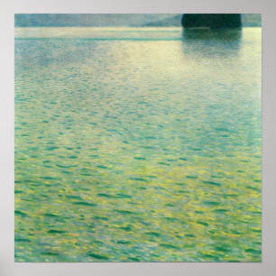 Poster Klimt - Ilha No Attersee 1902