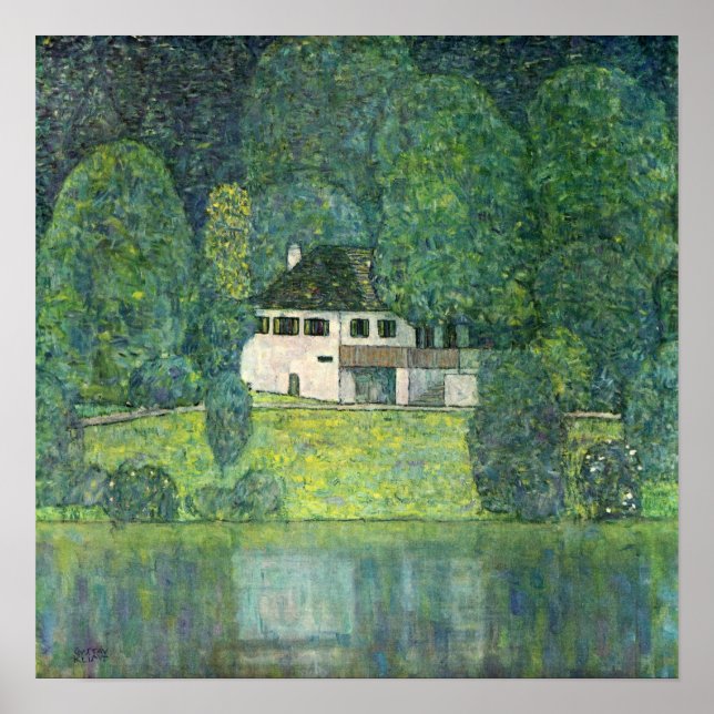 Poster Klimt - Litzlberg Am Attersee 1915 (Frente)