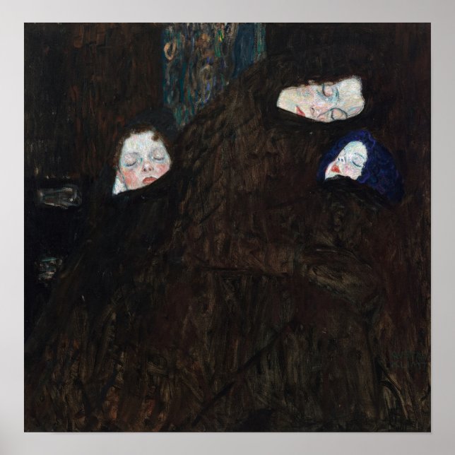 Poster Klimt - Mãe Com Dois Filhos (Família) (Frente)
