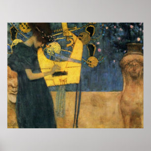 Poster Klimt - Música