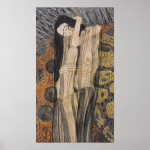 Poster Klimt - Nagender Kummer