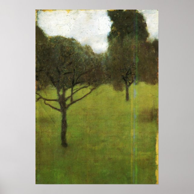 Poster Klimt - Orchard 1896 (Frente)