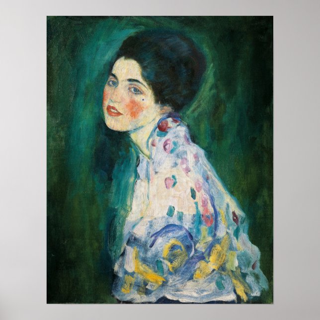 Poster Klimt - Retrato 1917 (Frente)