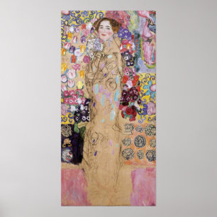 Poster Klimt - Retrato De Maria Munk (Inacabado) 1918