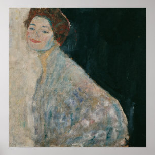 Poster Klimt - Senhora de branco