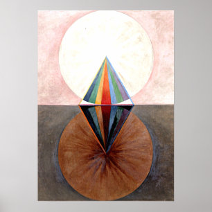Poster Klint - The Swan, No. 12, abstrato trabalho de art