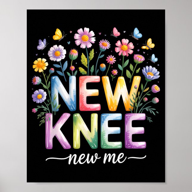 Poster Knee Replacement Recovery Surgery Funny New Knee N (Frente)