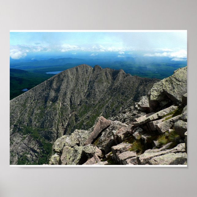 Poster Knife Edge, Baxter State Park, Maine (Frente)