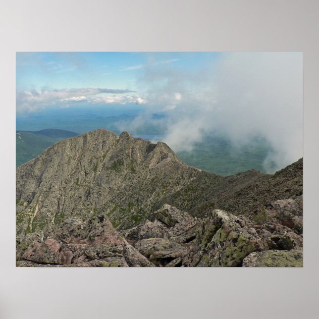 Poster Knife Edge trail, Baxter State Park, Maine (Frente)