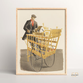 Poster Knife Grinder por Eric Ravilious Vintage britânico