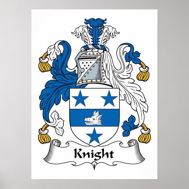 Poster Knight Family Crest (Frente)