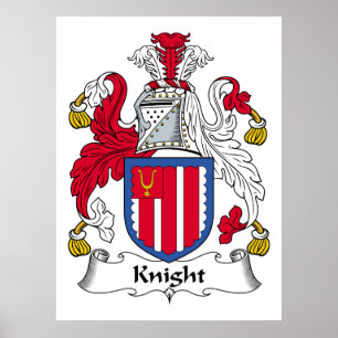 Pôster Knight Family Crest