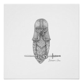 Pôster Knight Owl