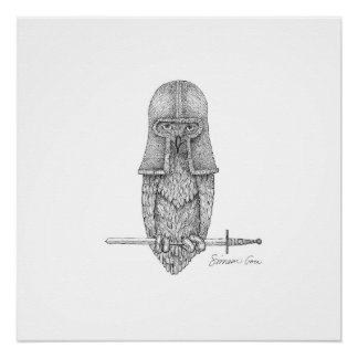 Pôster Knight Owl