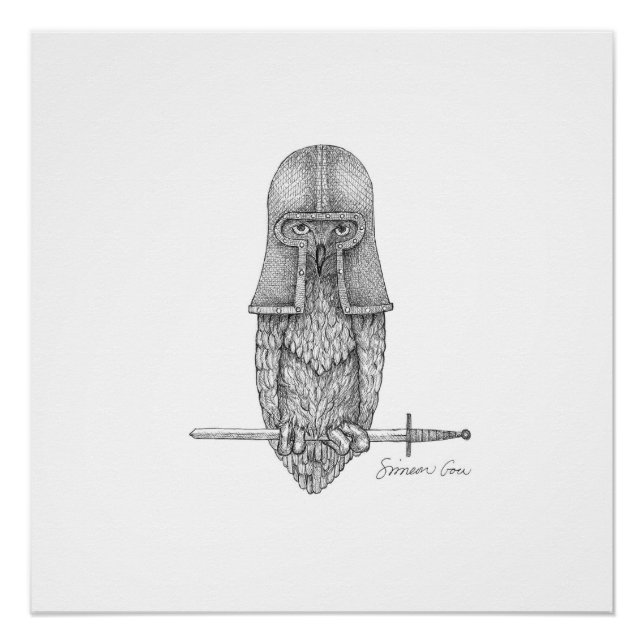 Pôster Knight Owl (Frente)