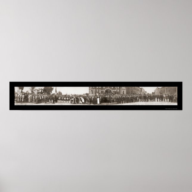 Pôster Knights Pythias Group Foto 1916 (Frente)