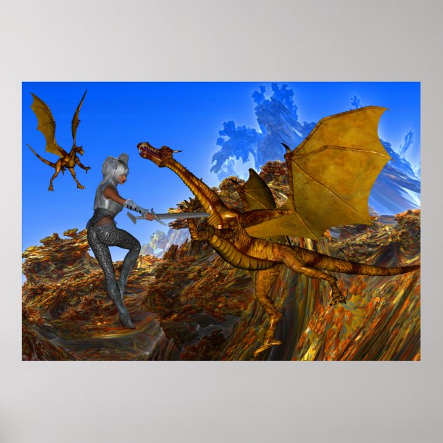 Pôster Knights Quest (Frente)