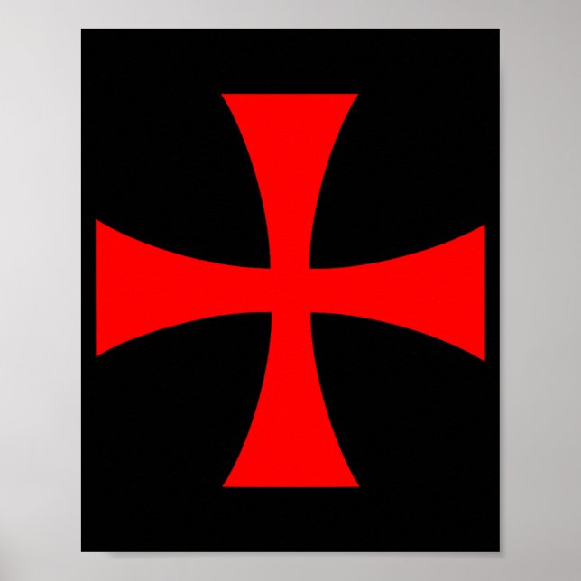 Poster Knights Templar Cross Catholic Christian Order The (Frente)