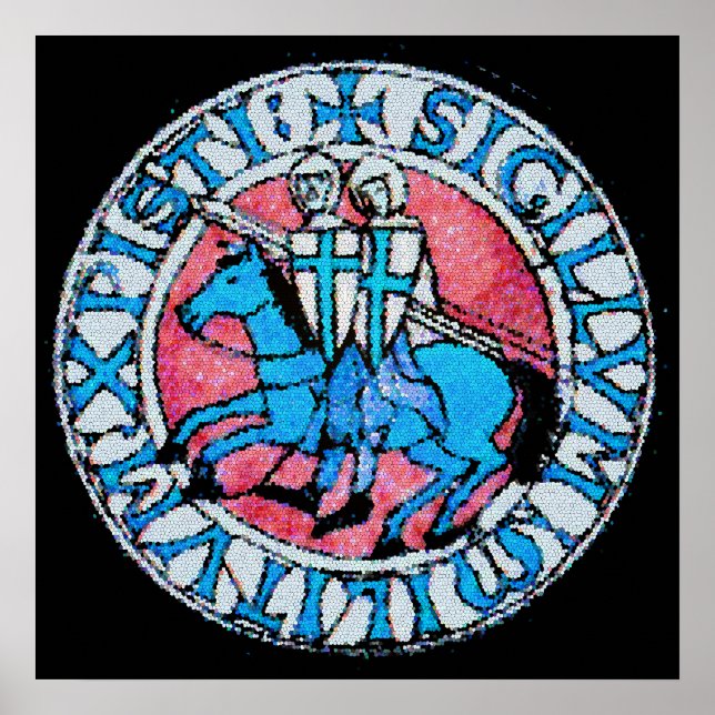 Poster Knights Templar Seal (Frente)
