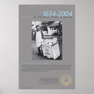 Pôster Knish Man Lower East Side New York 1925-1950