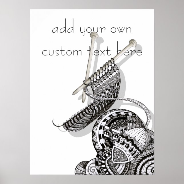 Poster Knit One Doodle Art (Frente)