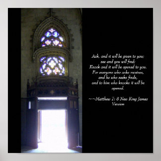 Pôster Knock E Será Aberto A Você