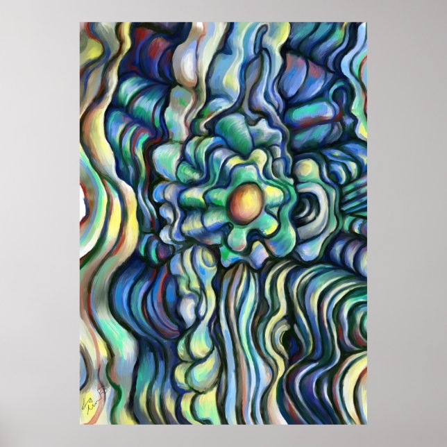 Poster Knotted Flower (Frente)