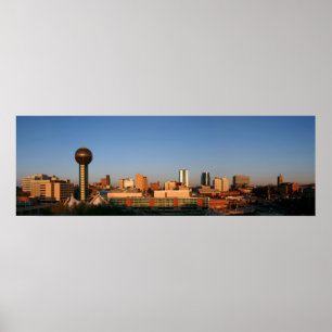 Poster Knoxville panorâmico
