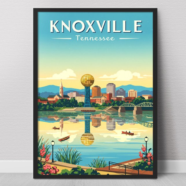 Poster Knoxville Tennessee Antigo (Criador carregado)