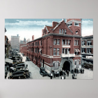 Poster Knoxville Tennessee Market Square