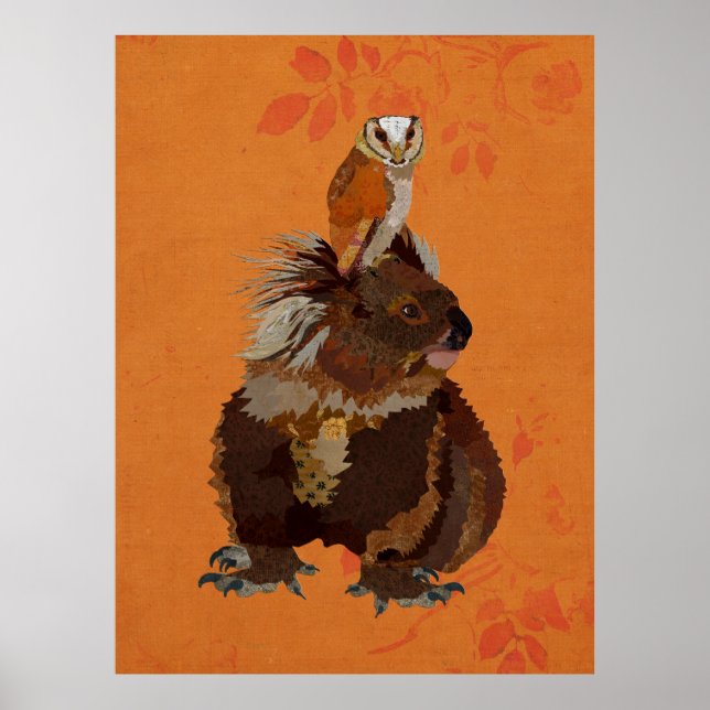 POSTER KOALA BEAR & OWL (Frente)