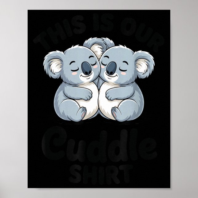 Poster Koala Couple Matching This Is Our Cuddle  (Frente)