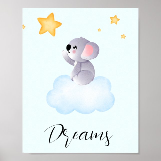 Poster Koala Dreams Wall Art (Frente)