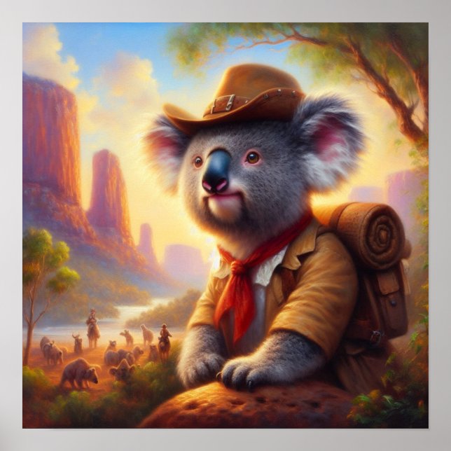 Poster Koala Explorer (Frente)