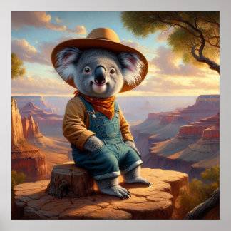 Poster Koala Grand Canyon