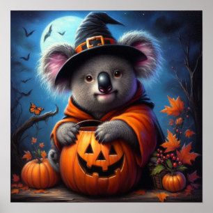 Poster Koala Halloween Costume