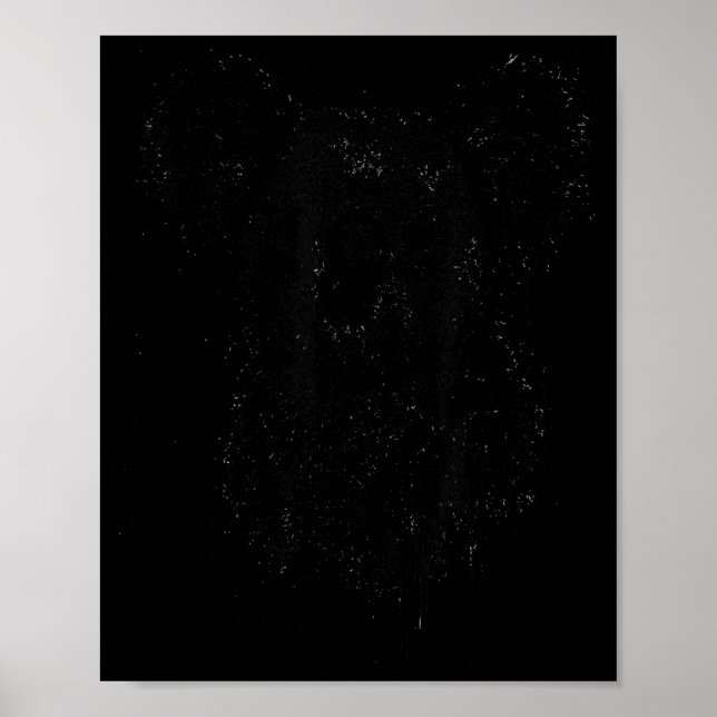 Poster Koala Ink Art Australian Wildlife Rtrait Nge Koala (Frente)