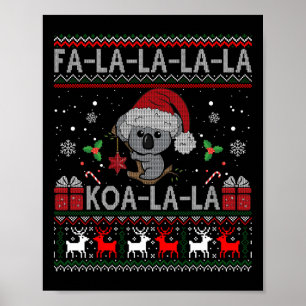 Poster Koala-la-la-Cute Koala Bear - U Natal Australiano