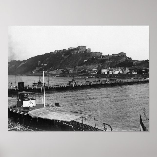 Pôster Koblenz, Ehrenbreitstein, c.1910 (Frente)