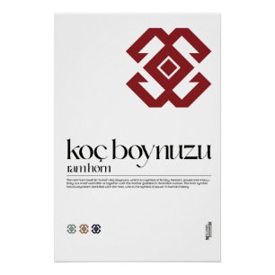 Pôster Koç Boynuzu (Ram Horn) Poster de Motif Turco