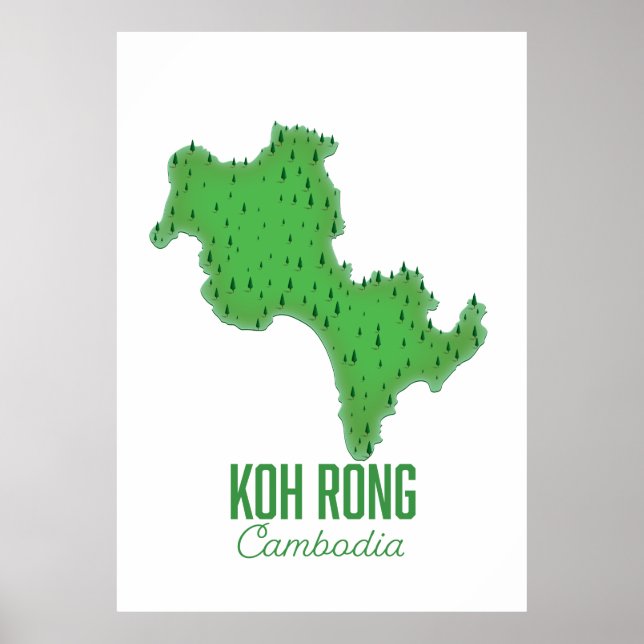 Poster Koh Rong Camboja (Frente)