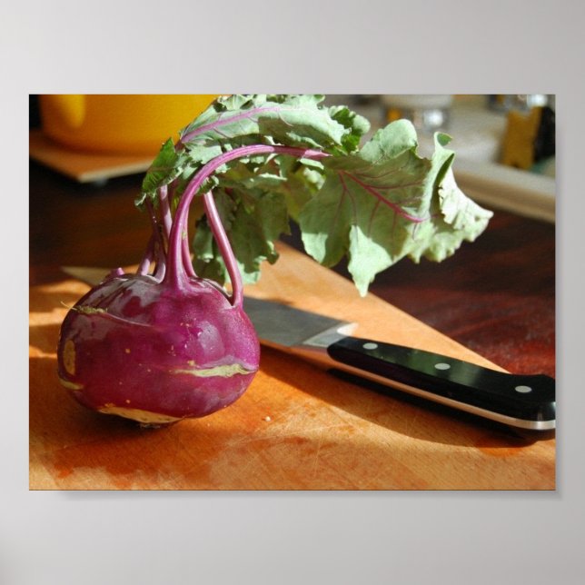 Pôster Kohrabi fresco (Frente)