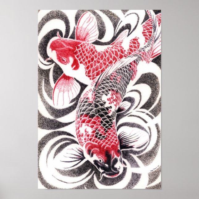 Pôster koi02poster11by16 (Frente)