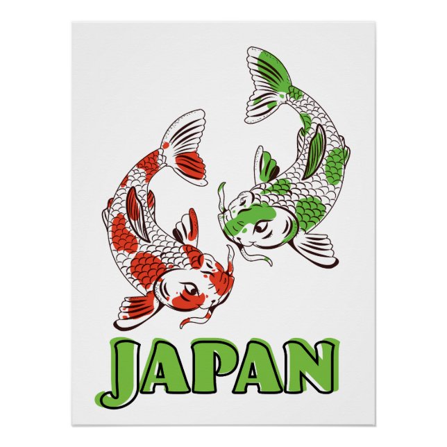Pôster Koi Carp (Frente)