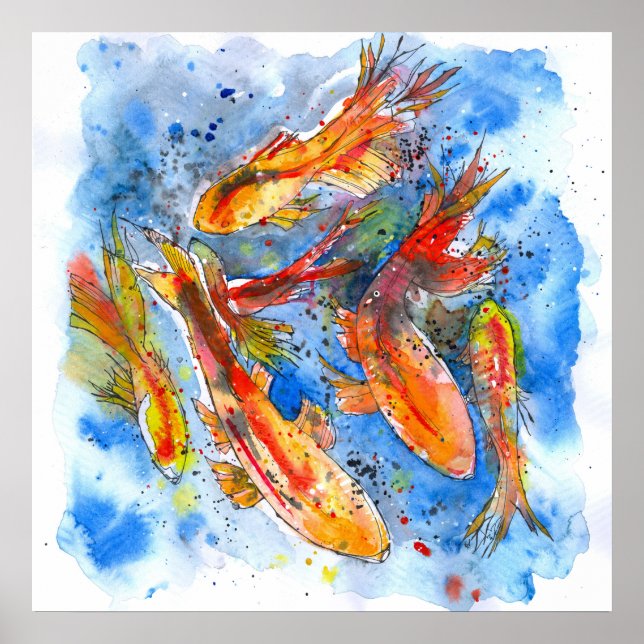 Poster Koi Dreaming (Frente)