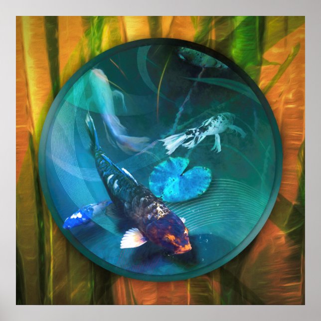 Poster Koi Fish JOY OF KOI FISH (Frente)