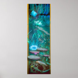 Poster Koi Fish "NASCER DE DRAGONFLY"