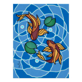 Pôster Koi Pond