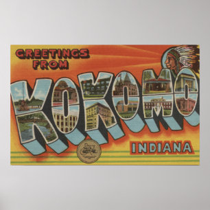 Pôster Kokomo, Indiana - grandes cenas da letra