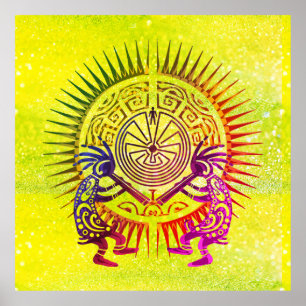 Poster Kokopelli Duo - Homem No Maze - Sun 1a